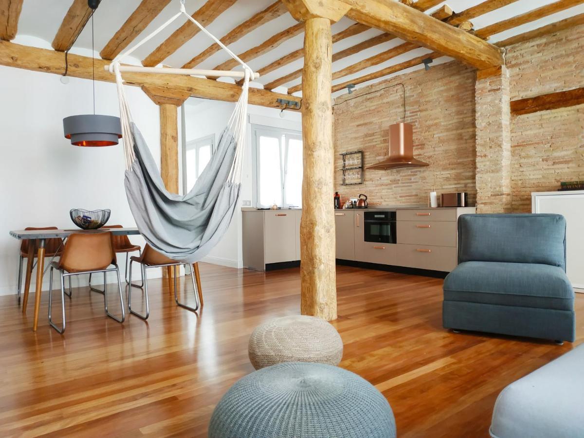 Lux Wood Loft With Air Con & Lift Apartment Logrono Ngoại thất bức ảnh